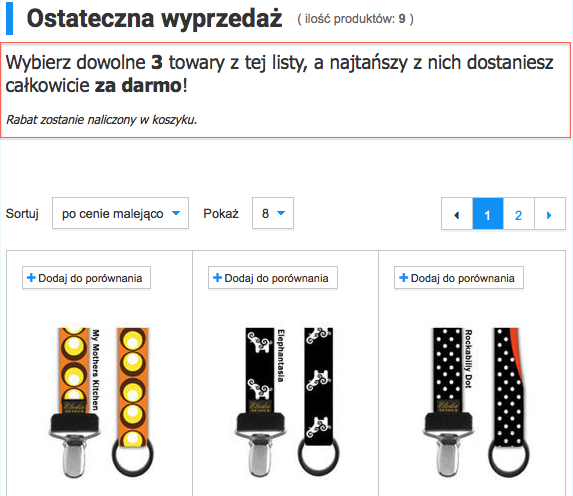 Oferta specjalna  w sklepie IdoSell Shop